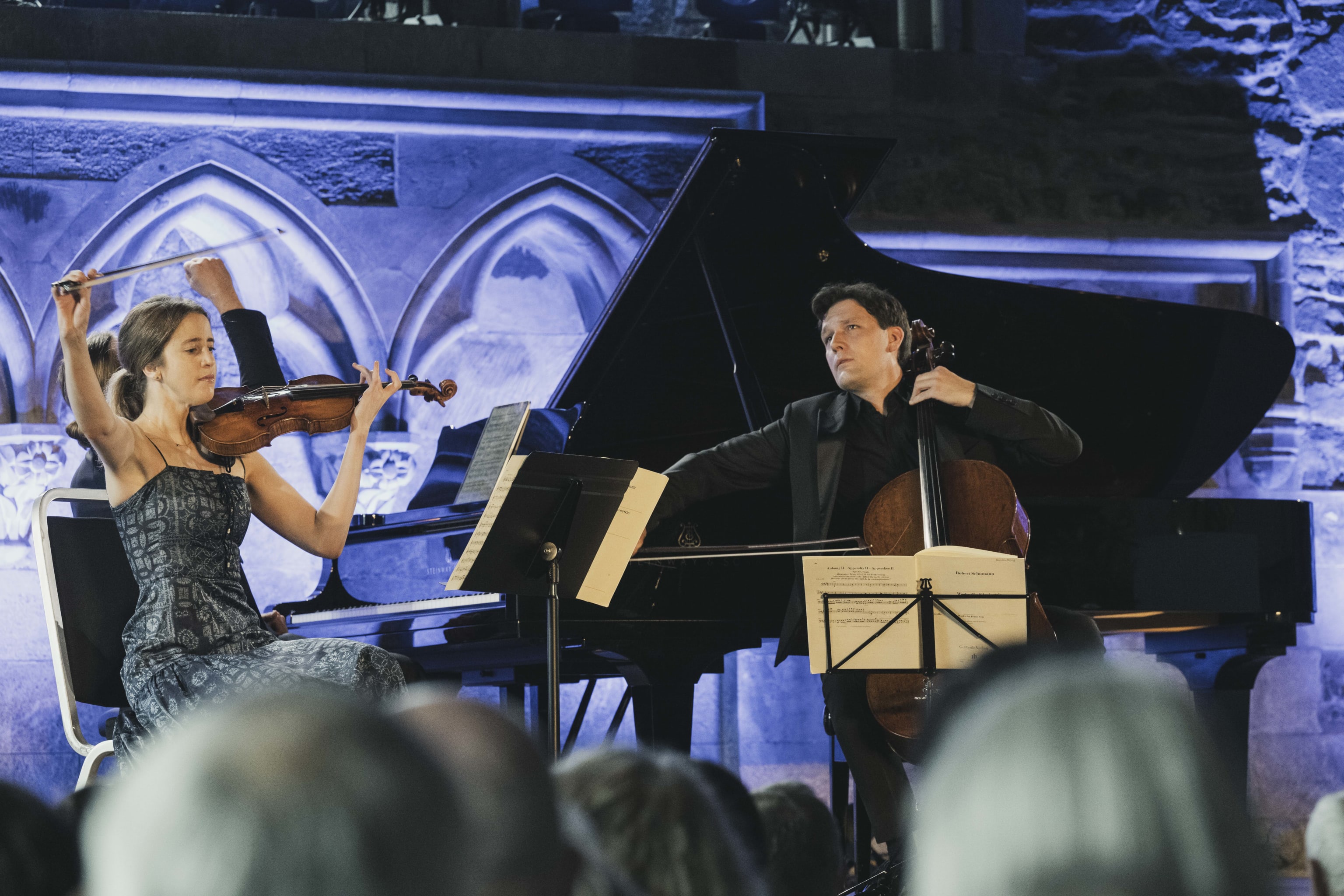 Vilde Frang m/Maximilian Hornung & Denis Kozhukhin. Foto: Thor Brødreskift